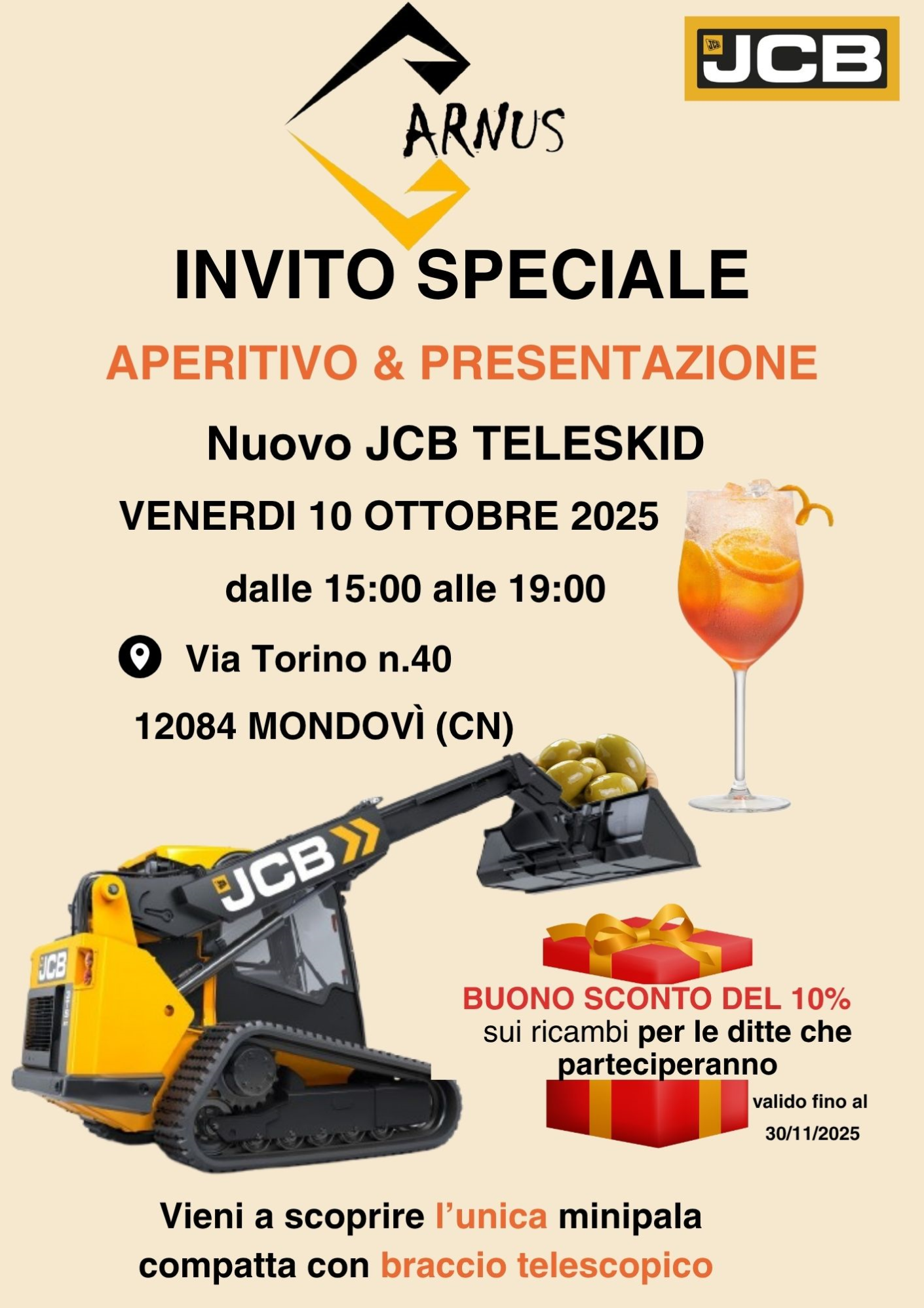 APERITIVO & PRESENTAZIONE TELESKID
