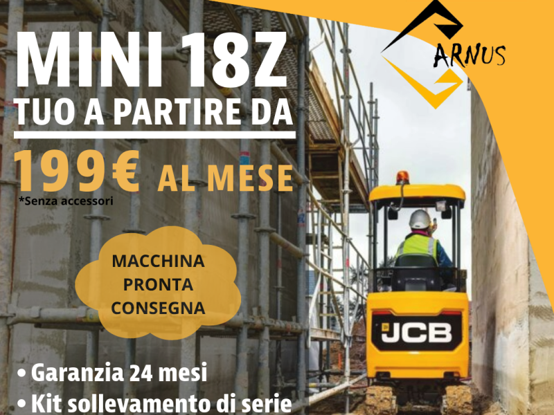 PROMO JCB 18Z IN PRONTA CONSEGNA