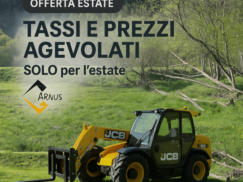 PROMO ESTATE PER IL TELESCOPICO JCB 525-60!